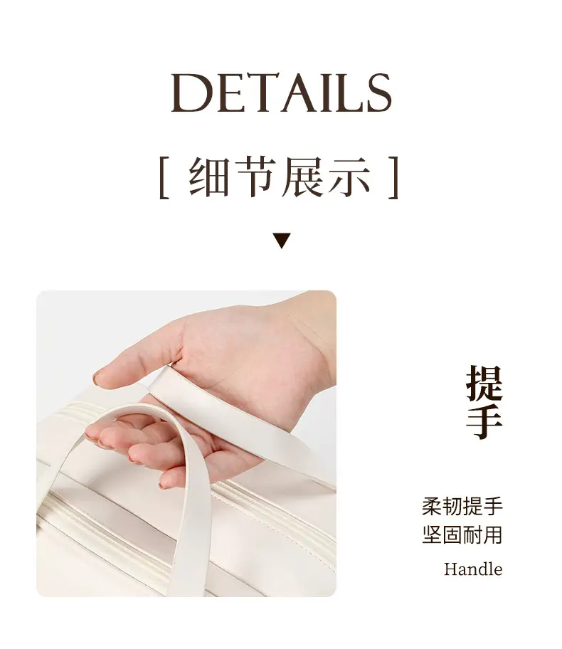 2025 Cross-Border New Cosmetic Bag Large Capacity Washing Pu Makeup Brush Bag Cosmetic Case Starting from One Batch Portable — feature 15