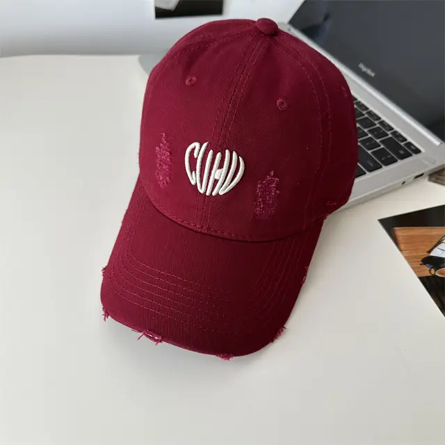 Love Embroidered Black Baseball Cap for Men Women - Image 3