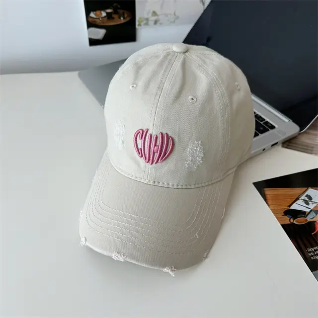 Love Embroidered Black Baseball Cap for Men Women - Image 4