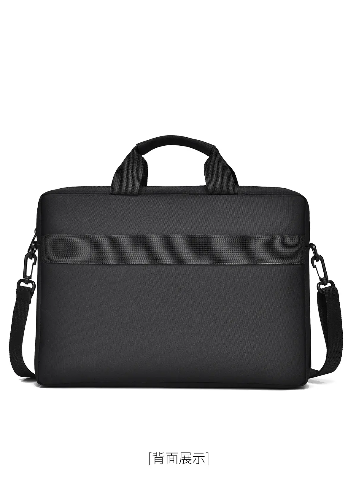 Large Capacity Crossbody Computer Bag for Men Women Black — feature 10