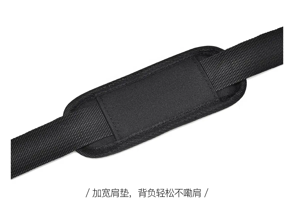 Large Capacity Crossbody Computer Bag for Men Women Black — feature 15