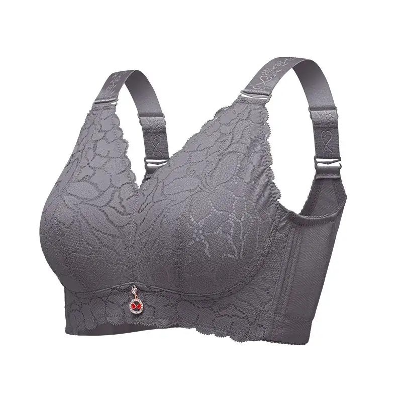 Women's Non-Steel Ring Push Up Bra Large Chest Anti Sagging - Image 2