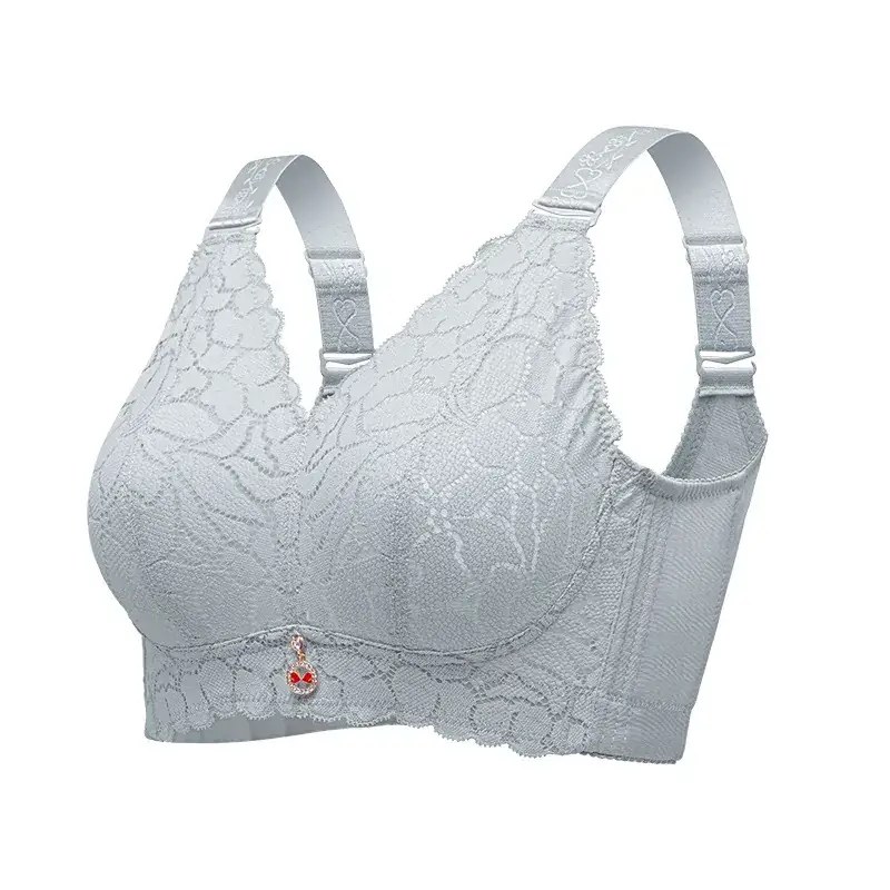 Women's Non-Steel Ring Push Up Bra Large Chest Anti Sagging - Image 3