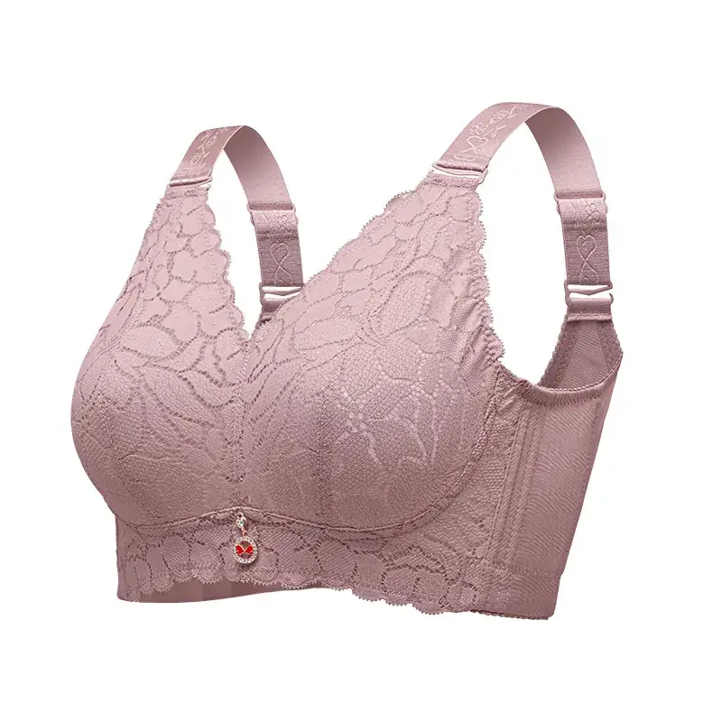 Women's Non-Steel Ring Push Up Bra Large Chest Anti Sagging - Image 5