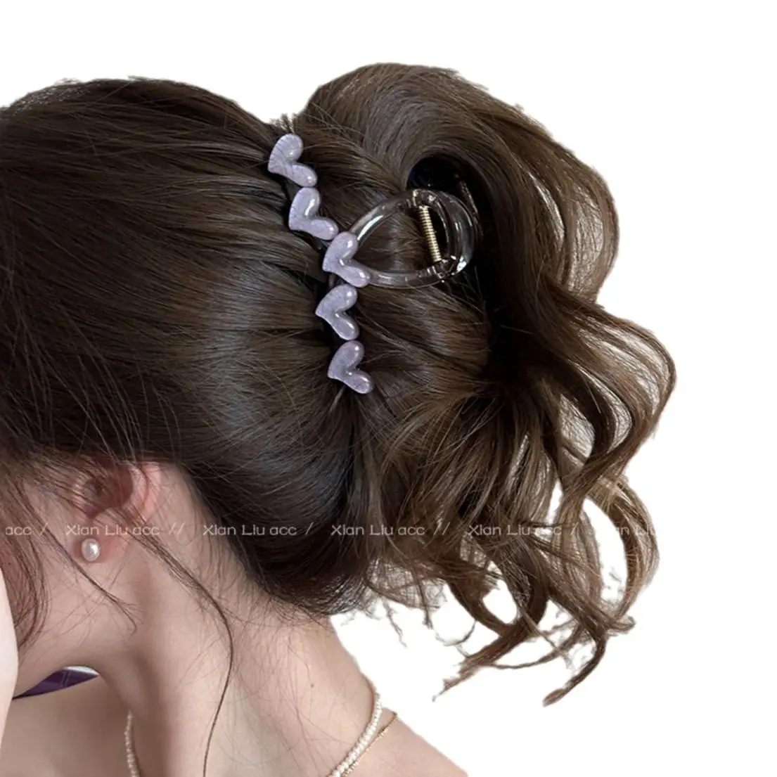 Korean Style Heart Shape Hair Clips for Women