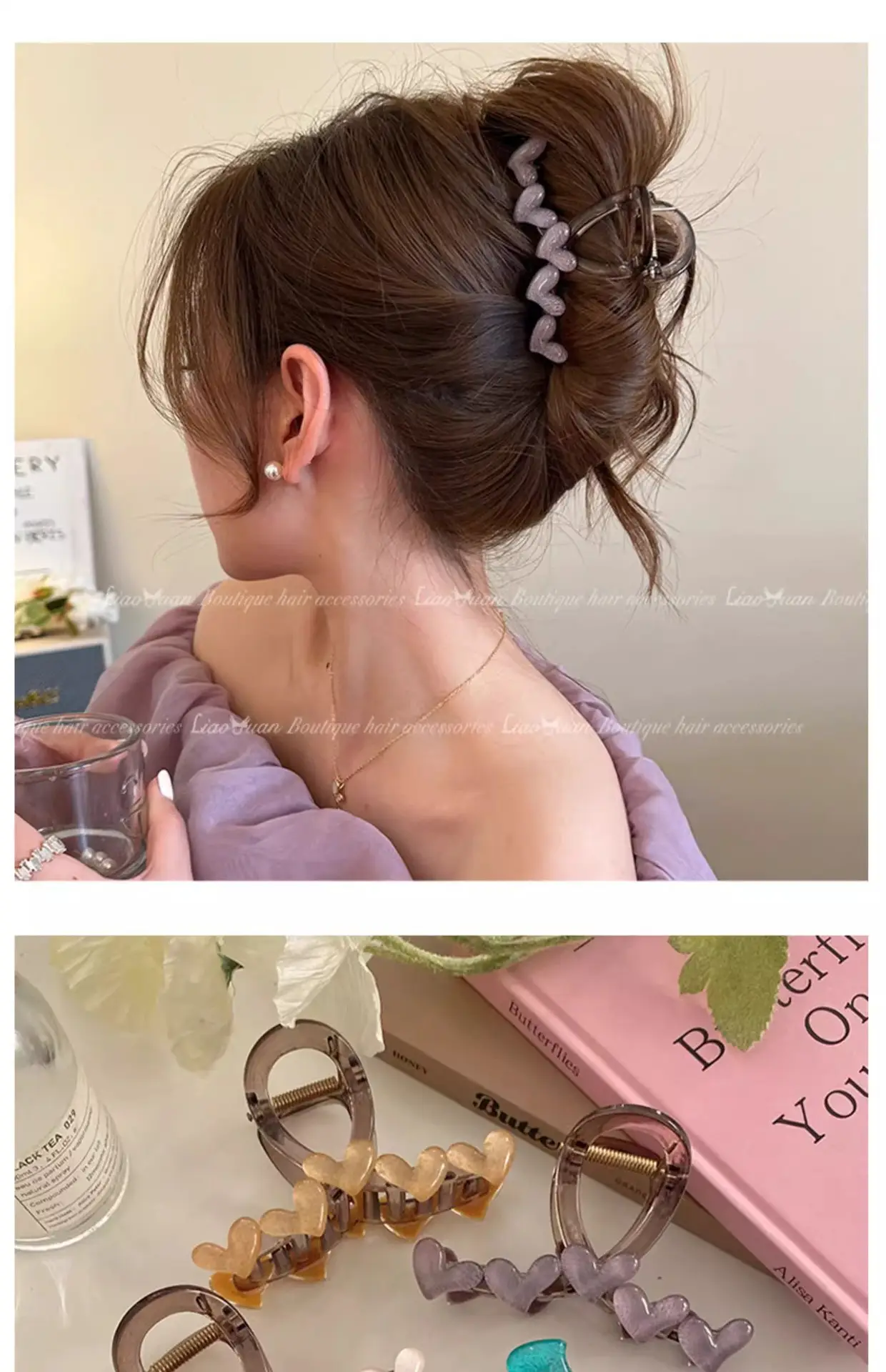 Korean Style Heart Shape Hair Clips for Women — feature 10