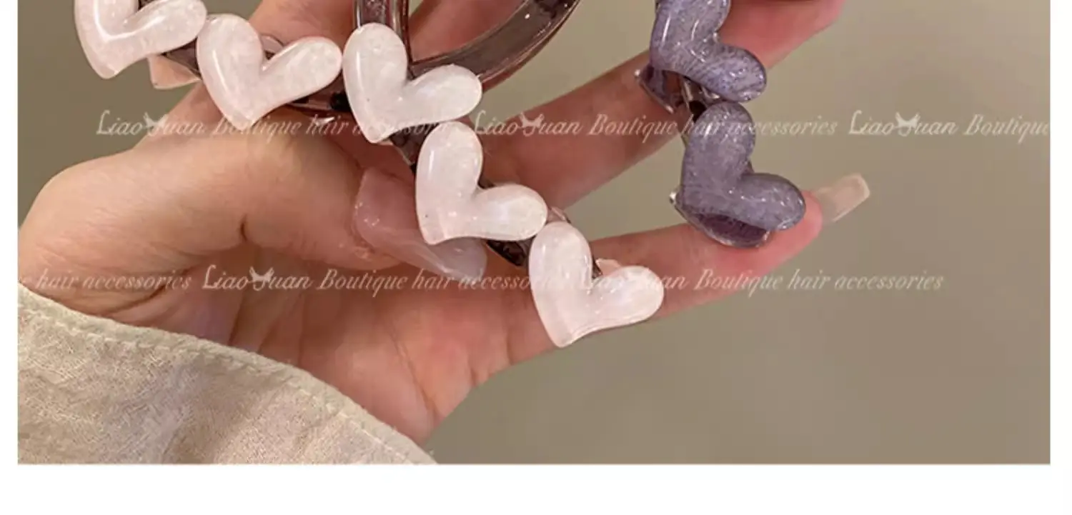 Korean Style Heart Shape Hair Clips for Women — feature 15