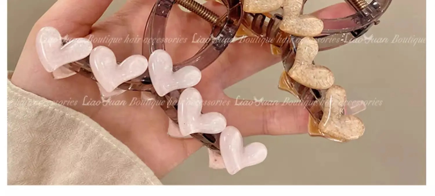 Korean Style Heart Shape Hair Clips for Women — feature 19