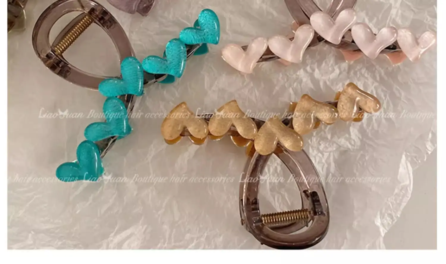 Korean Style Heart Shape Hair Clips for Women — feature 5