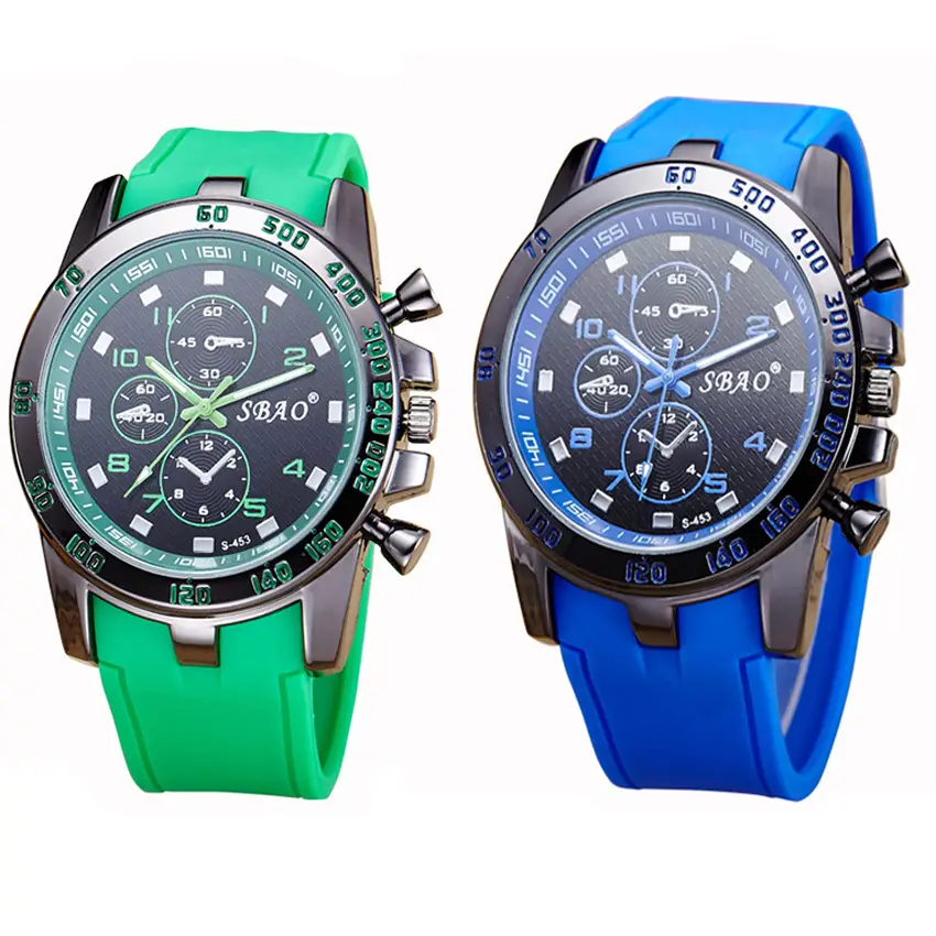 Orange Silicone Cross-Border Men's Quartz Watch — feature 4