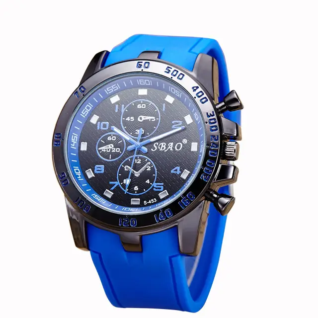 Orange Silicone Cross-Border Men's Quartz Watch - Image 5