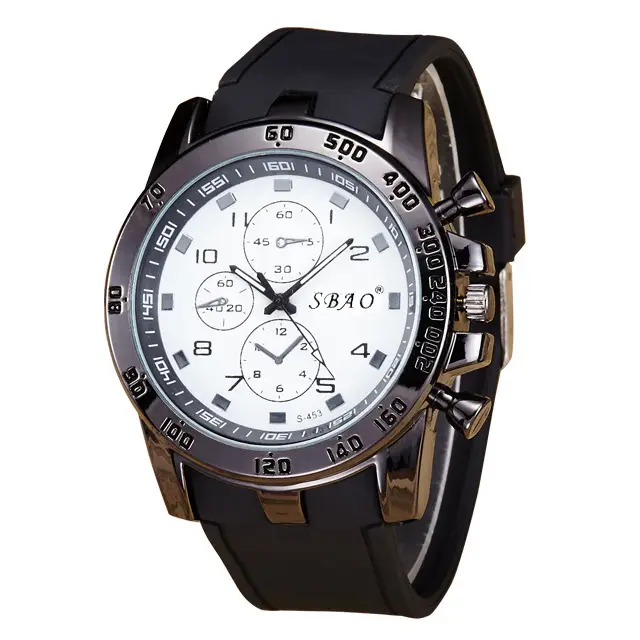 Orange Silicone Cross-Border Men's Quartz Watch - Image 8