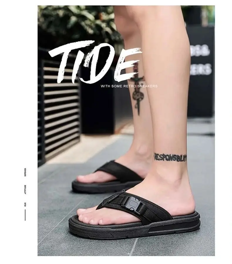 Men's Slippers 2026 Summer New Trendy Outdoor Beach Flip-Flops Non-Slip Odor-Resistant Casual Men's Flip-Flops — feature 18