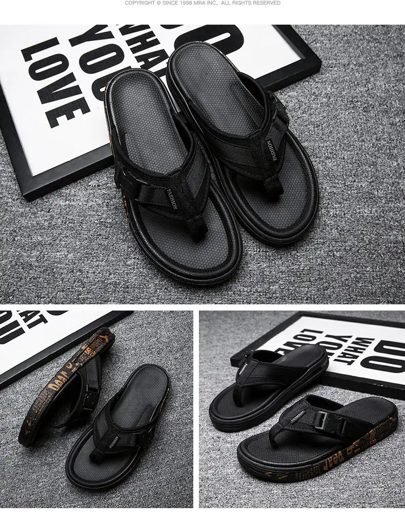 Men's Slippers 2026 Summer New Trendy Outdoor Beach Flip-Flops Non-Slip Odor-Resistant Casual Men's Flip-Flops — feature 2
