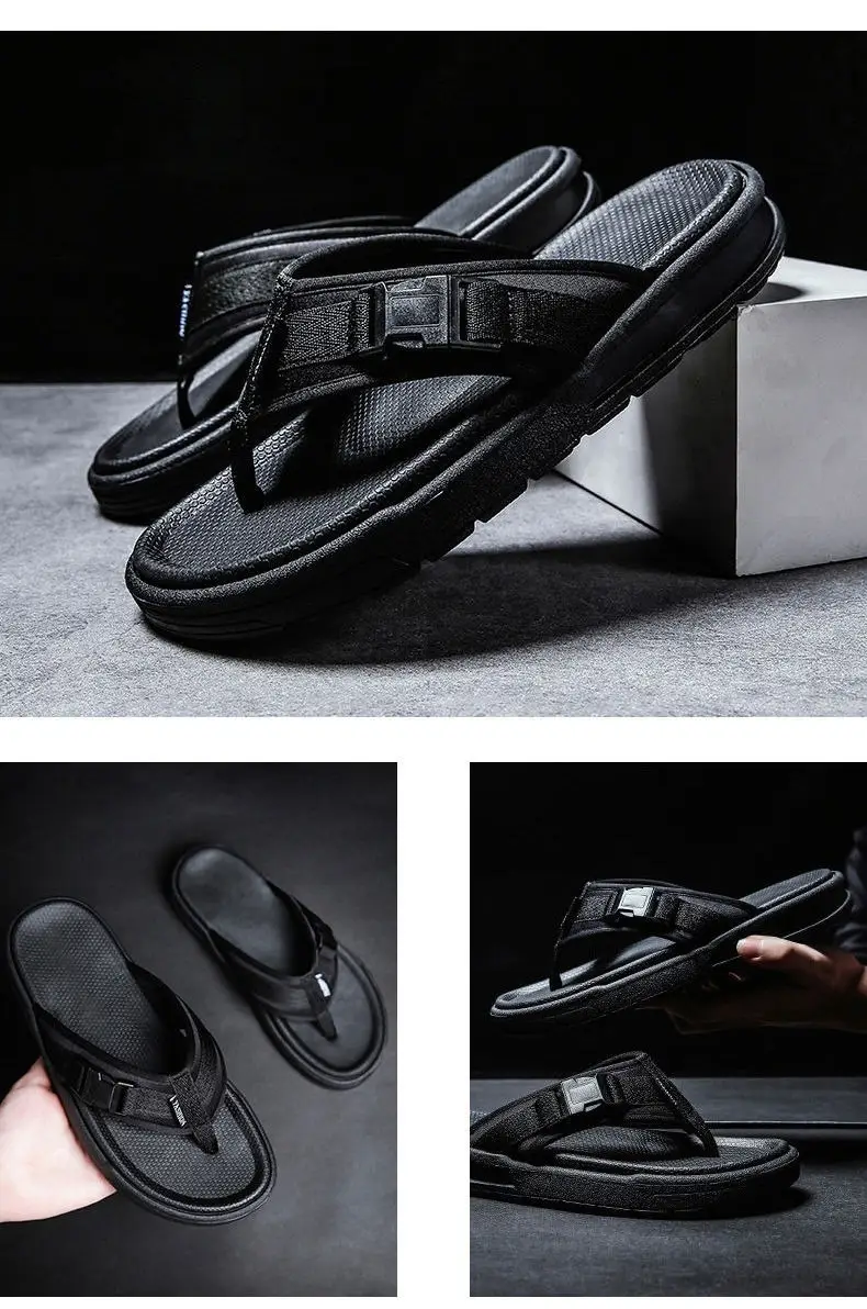 Men's Slippers 2026 Summer New Trendy Outdoor Beach Flip-Flops Non-Slip Odor-Resistant Casual Men's Flip-Flops — feature 20