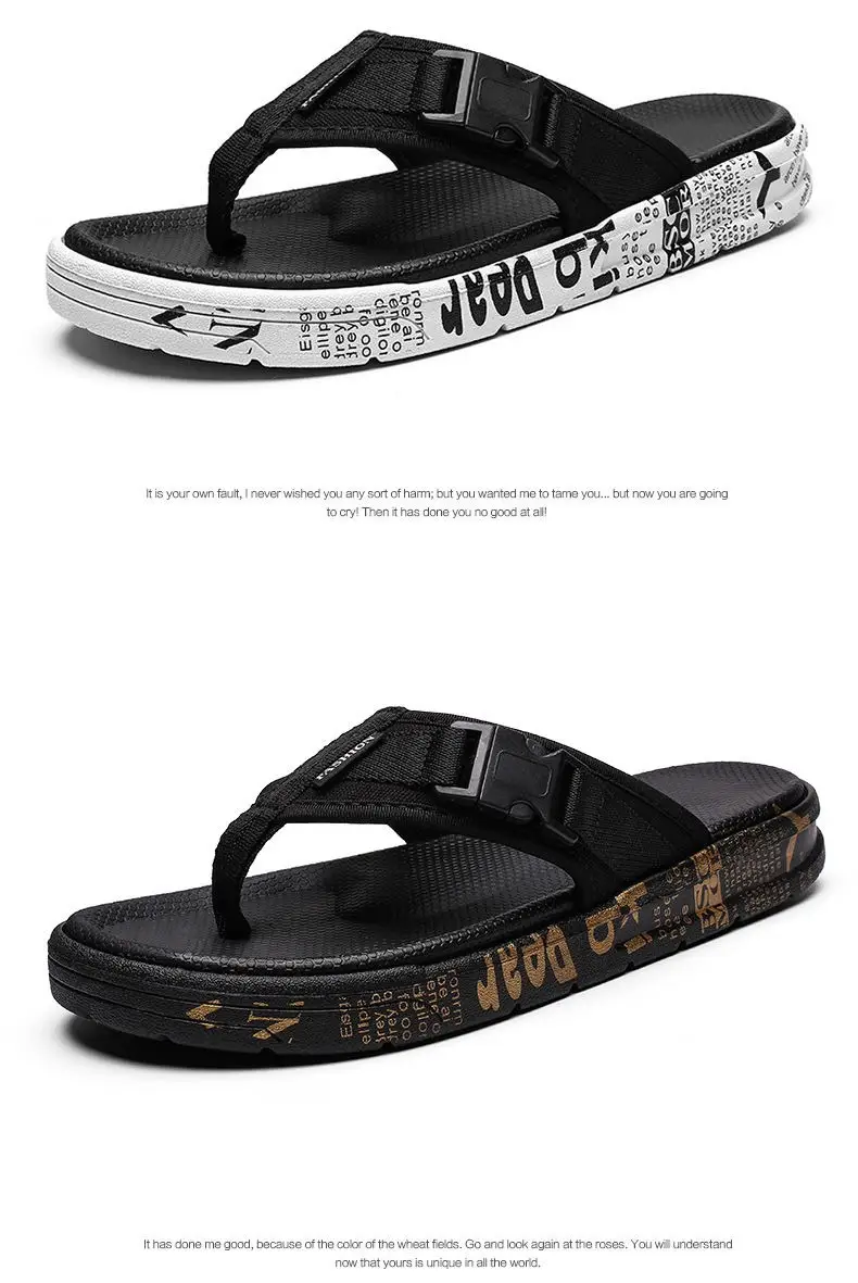 Men's Slippers 2026 Summer New Trendy Outdoor Beach Flip-Flops Non-Slip Odor-Resistant Casual Men's Flip-Flops — feature 4