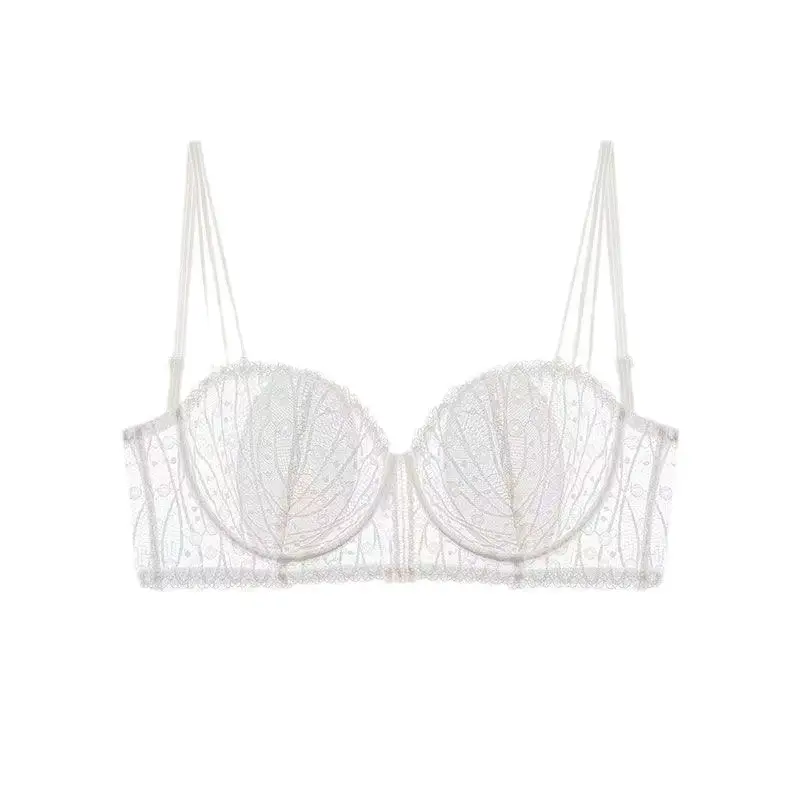 Women's Lingerie for Large Busts, Minimizing and Gathering Effect, Anti-Sagging, Adjustable Plus-Size Bra, Autumn and Winter Rabbit Ear Cup