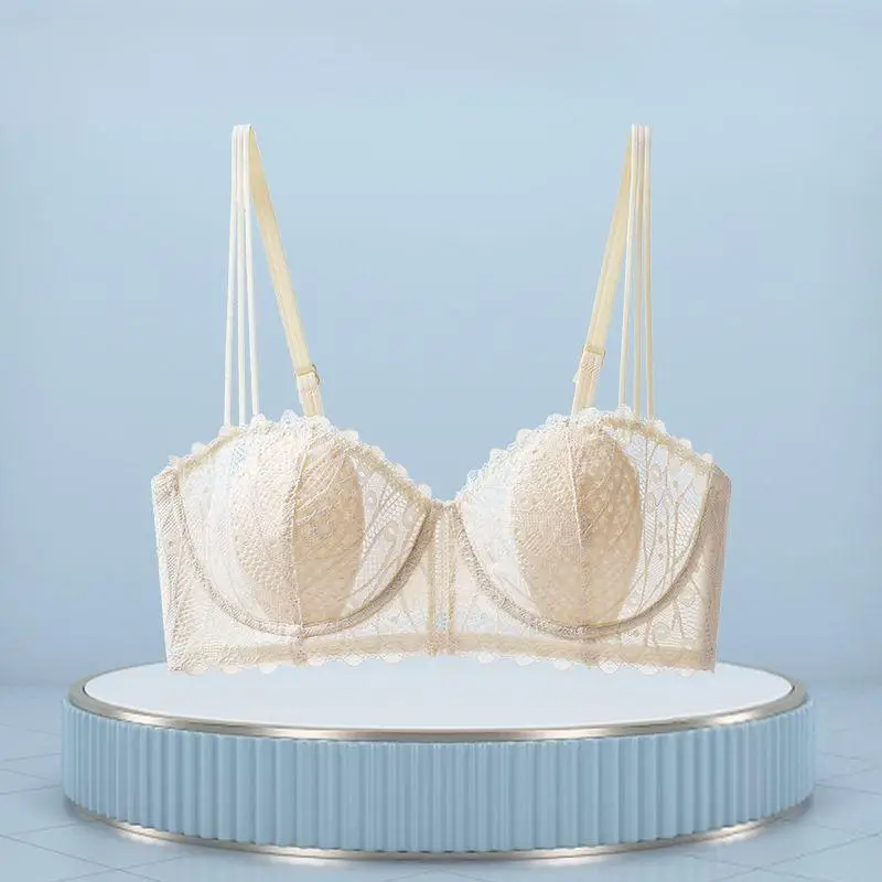 Women's Lingerie for Large Busts, Minimizing and Gathering Effect, Anti-Sagging, Adjustable Plus-Size Bra, Autumn and Winter Rabbit Ear Cup