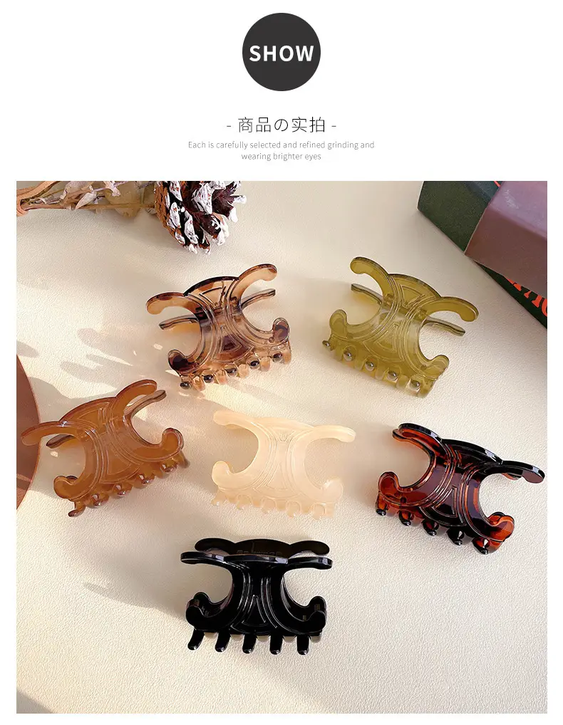Korean-style Arc Grab Clip for Girls Hair Band — feature 12