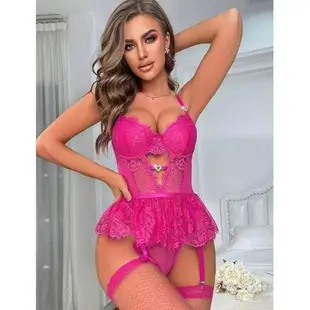 Women's Black Heart Print Pajama Set with Elastic Waist Shorts — feature 5