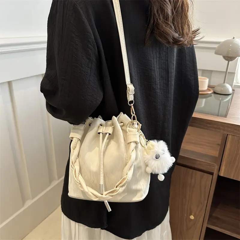 Women Korean Style Black Shoulder Bag 2024 - Image 11