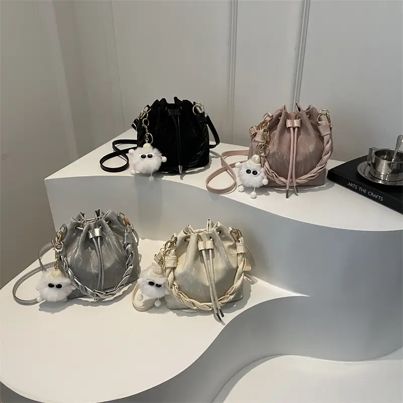 Women Korean Style Black Shoulder Bag 2024 - Image 12