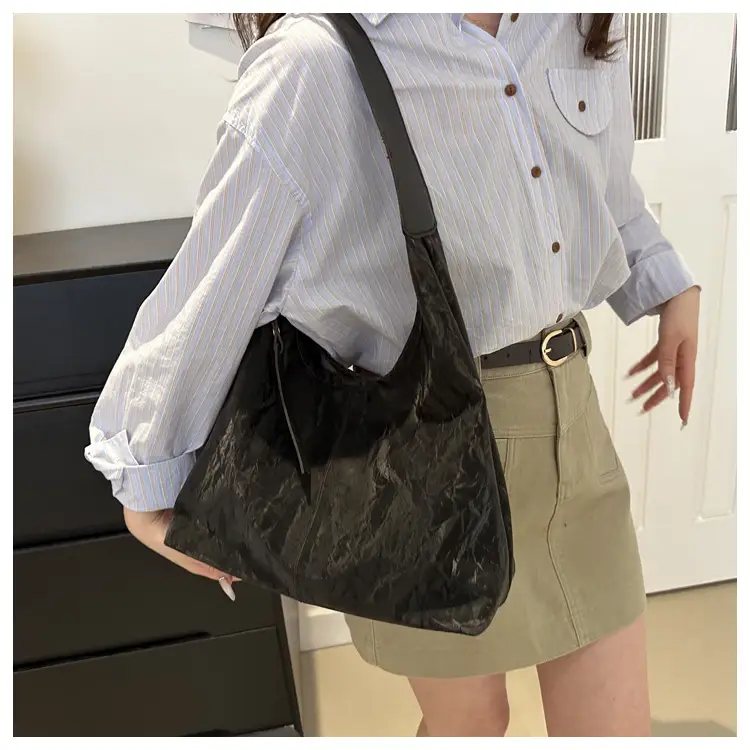 Silver Lace Shoulder Bag Large Capacity Women — feature 16