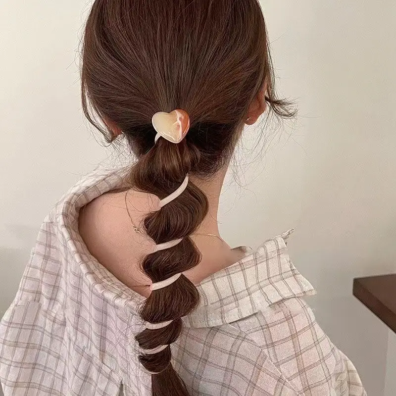 Bubble Braid Hair Ring Ponytail Braiding Artistic Hair Ring for Women — feature 2