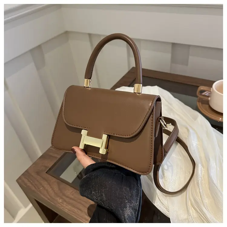 Women's Black H-H Shoulder Bag 2024 Summer — feature 20