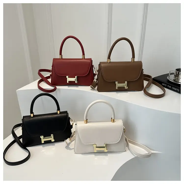 Women's Black H-H Shoulder Bag 2024 Summer — feature 29