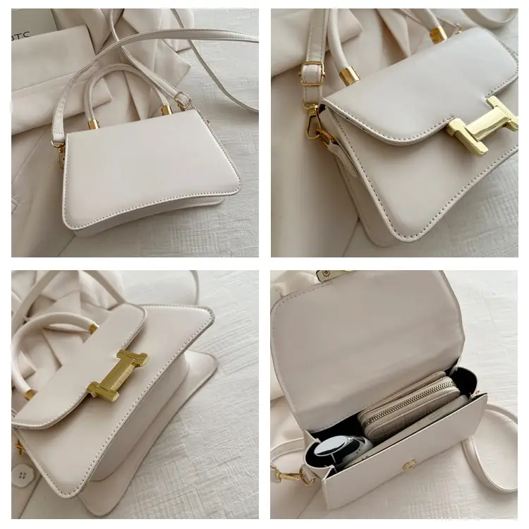 Women's Black H-H Shoulder Bag 2024 Summer — feature 8