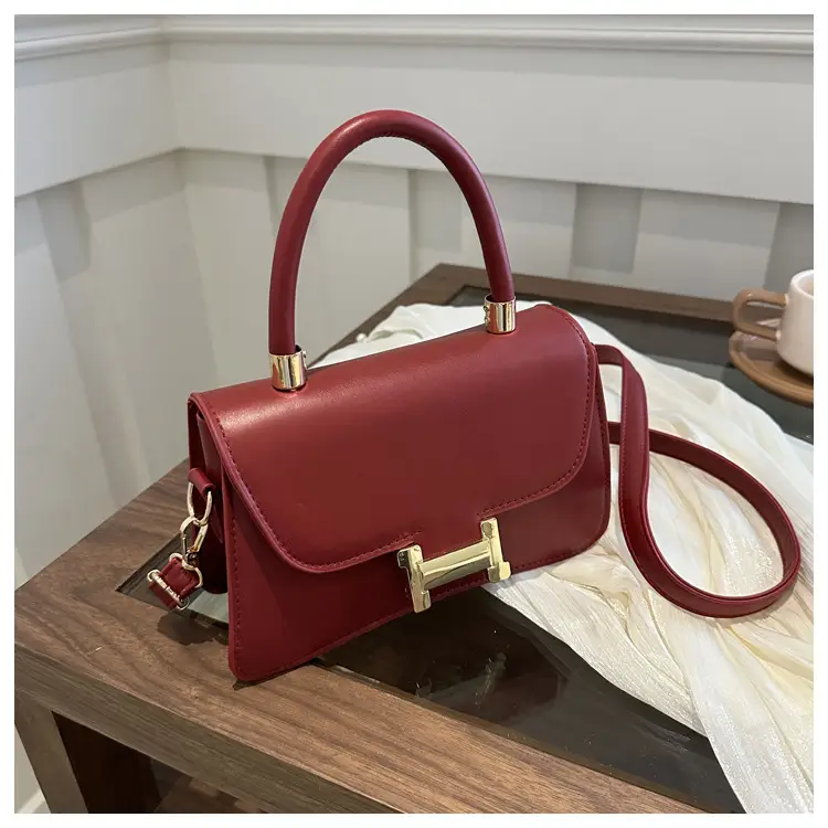 Women's Black H-H Shoulder Bag 2024 Summer — feature 9
