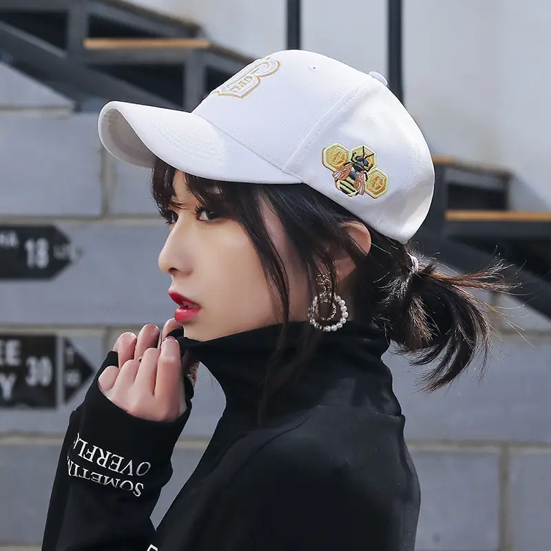Men Navy Blue Baseball Cap with Embroidered Design - Image 7
