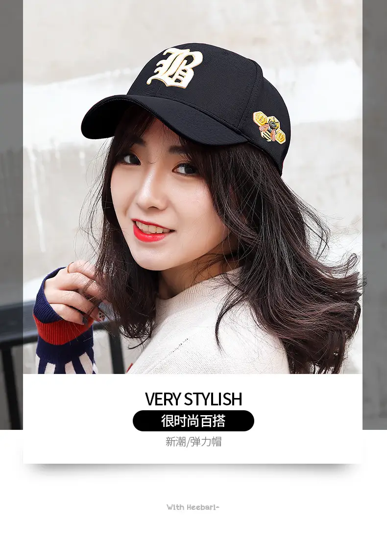 Men Navy Blue Baseball Cap with Embroidered Design — feature 1