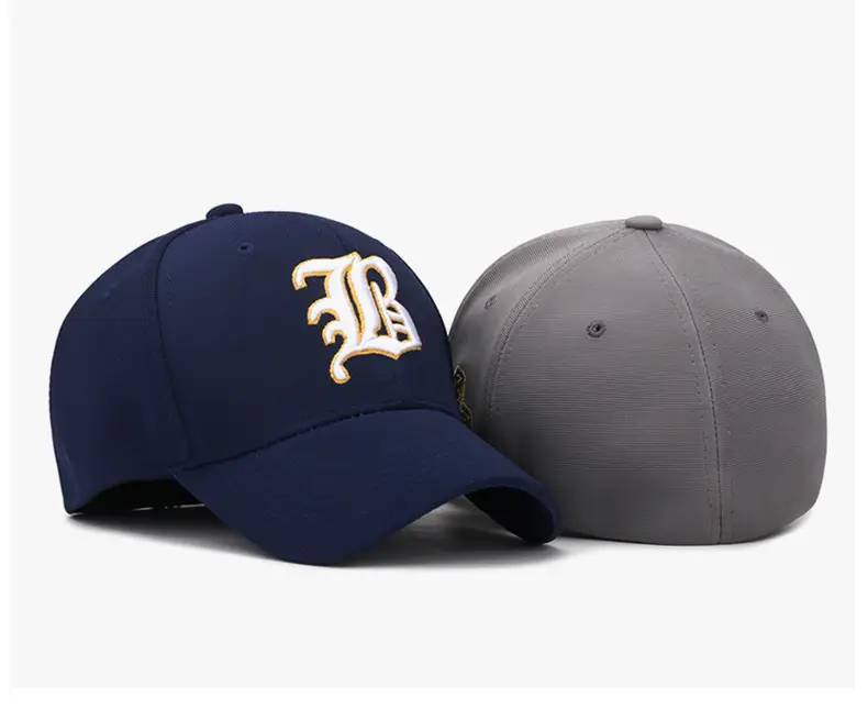 Men Navy Blue Baseball Cap with Embroidered Design — feature 10