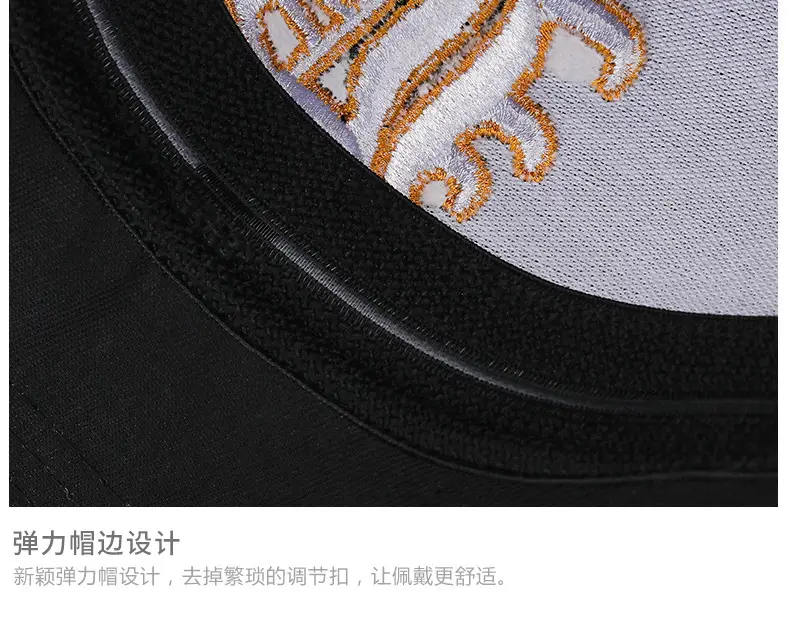 Men Navy Blue Baseball Cap with Embroidered Design — feature 14