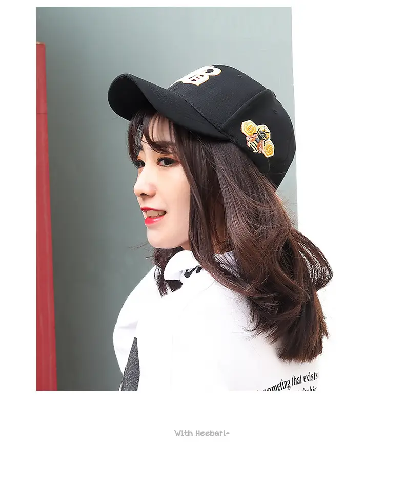 Men Navy Blue Baseball Cap with Embroidered Design — feature 3