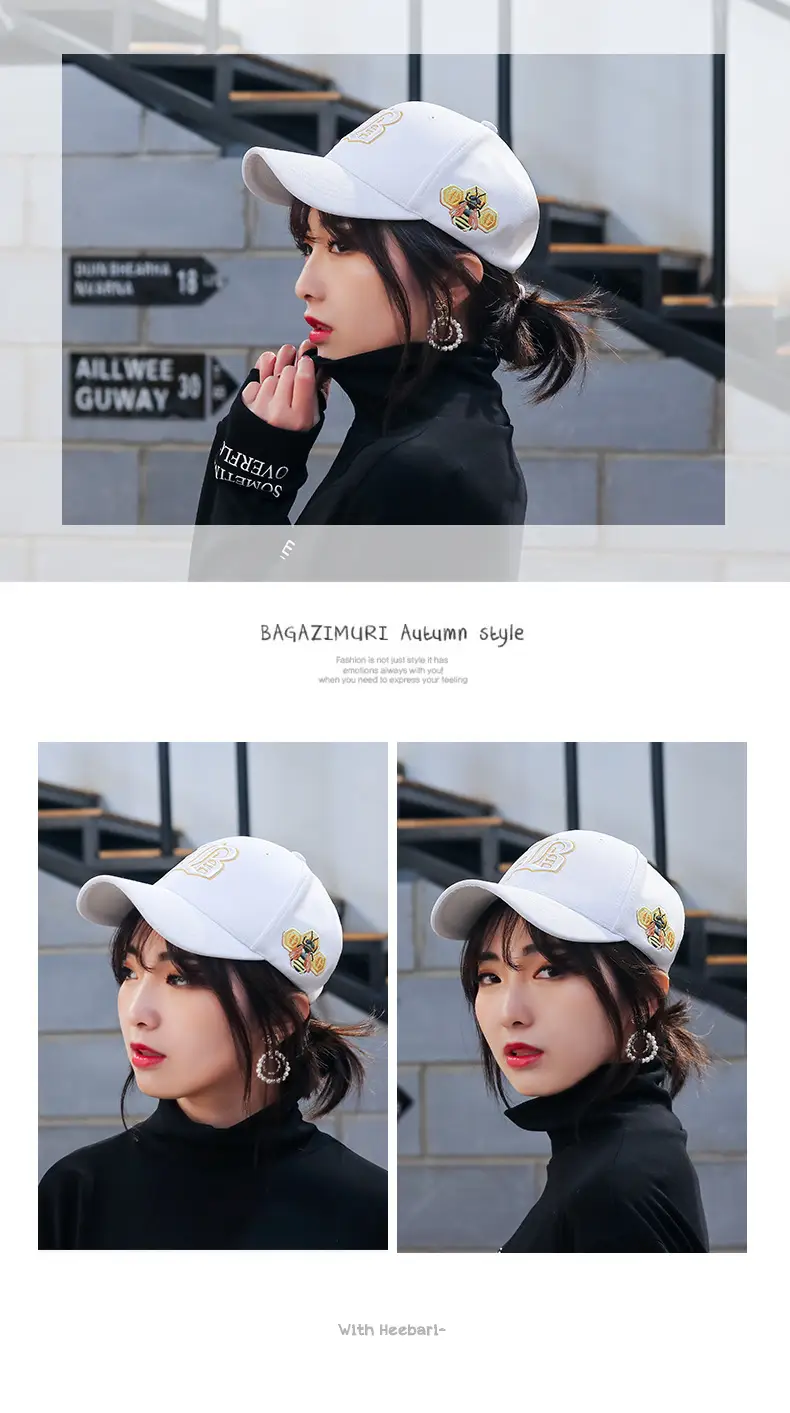 Men Navy Blue Baseball Cap with Embroidered Design — feature 4