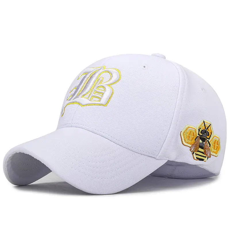 Men Navy Blue Baseball Cap with Embroidered Design - Image 4