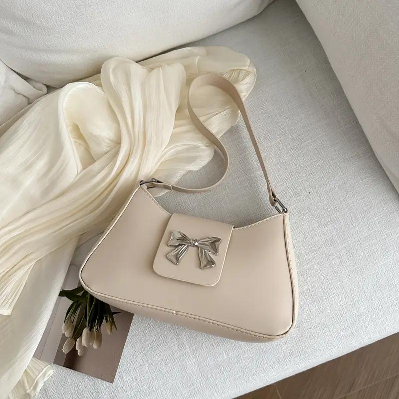 Purple Bow Shoulder Bag for Women 2026 - Image 10