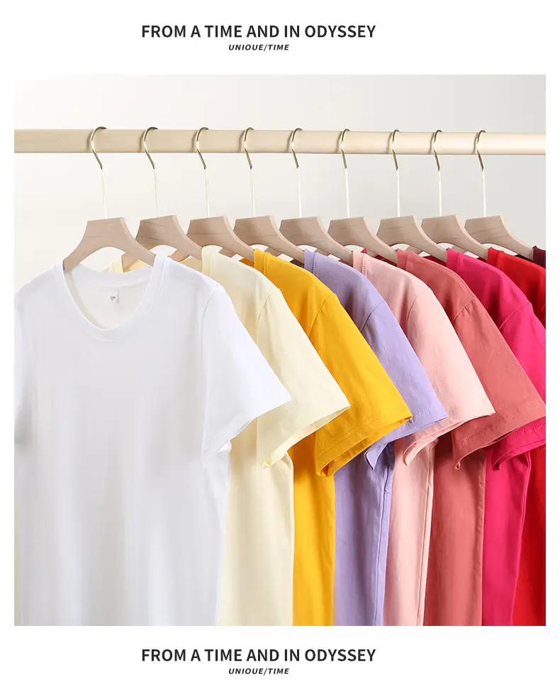 Pure Cotton Short Sleeve T-Shirt Peach — feature 10