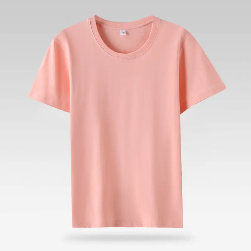 Pure Cotton Short Sleeve T-Shirt Peach - Image 4