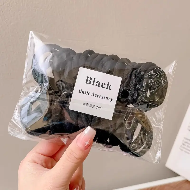 Yellow Rubber Hair Bands for Girls' Hair Accessories — feature 12
