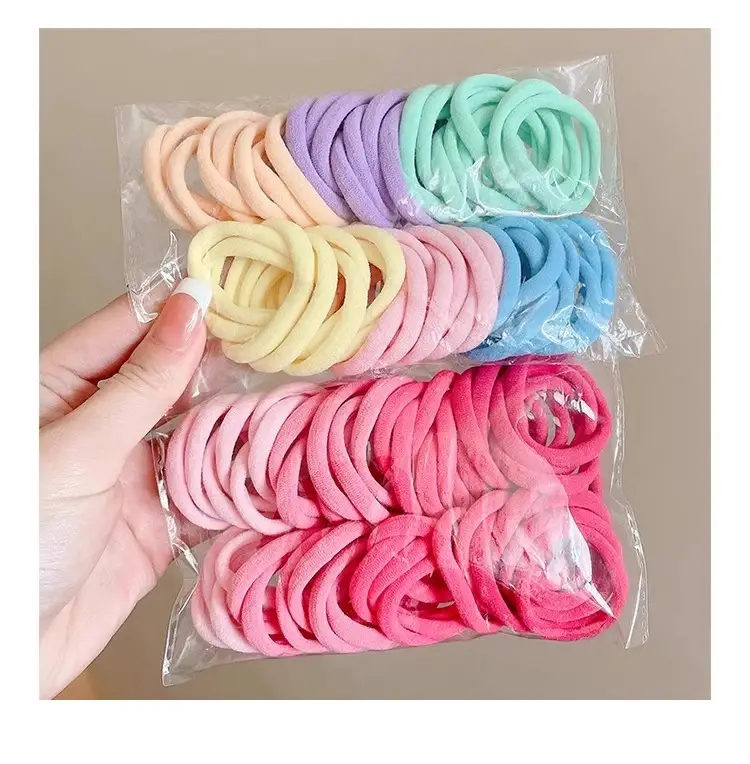 Yellow Rubber Hair Bands for Girls' Hair Accessories — feature 4