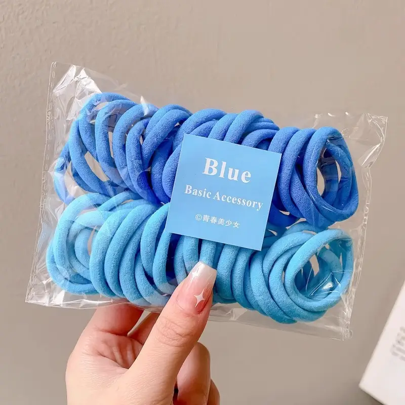 Yellow Rubber Hair Bands for Girls' Hair Accessories — feature 9