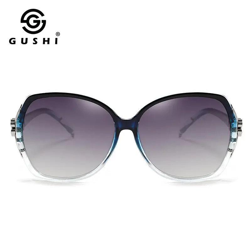 Gushi Polarized Sunglasses Women High End Blue Frame - Image 10