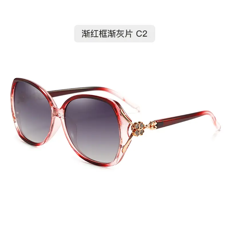Gushi Polarized Sunglasses Women High End Blue Frame - Image 2