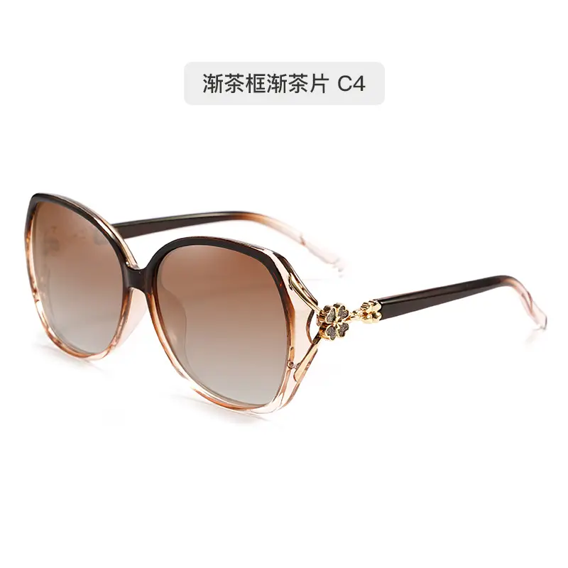 Gushi Polarized Sunglasses Women High End Blue Frame - Image 4