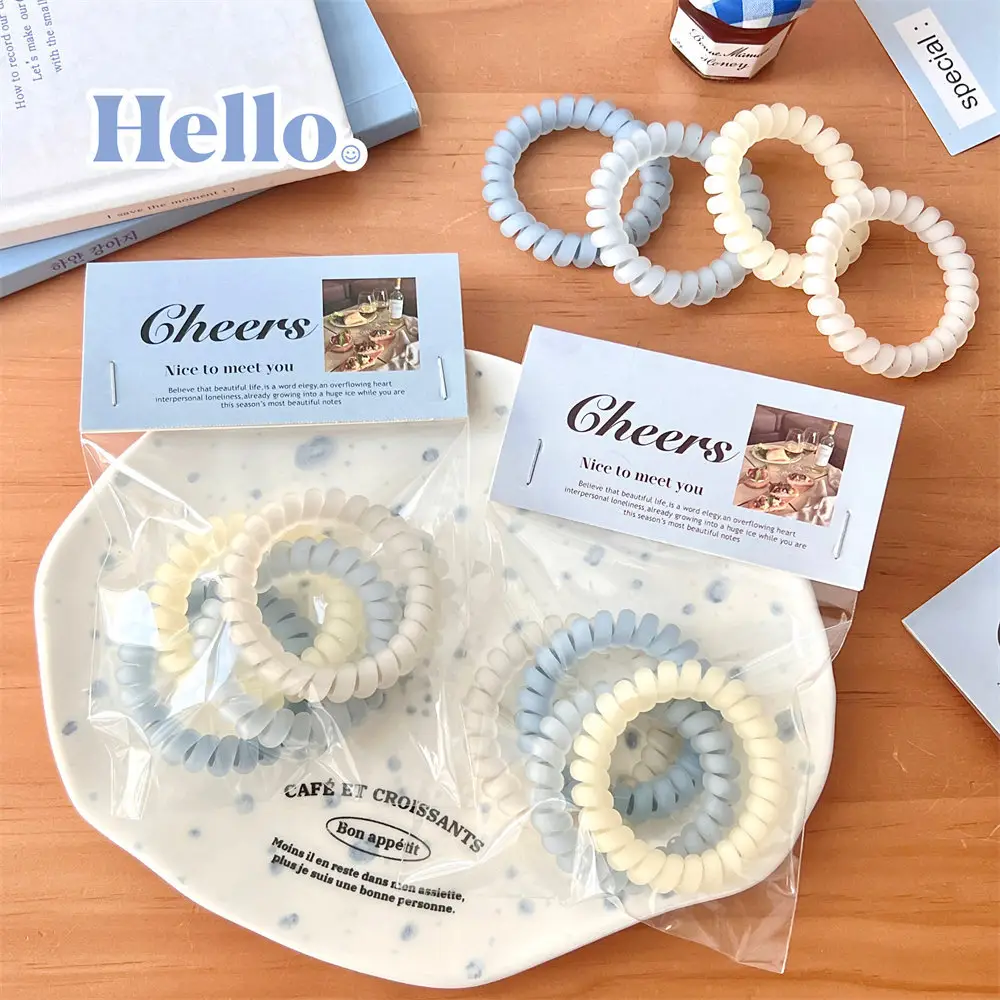 Cheers Sea Salt Blue Hair Ring for Girls