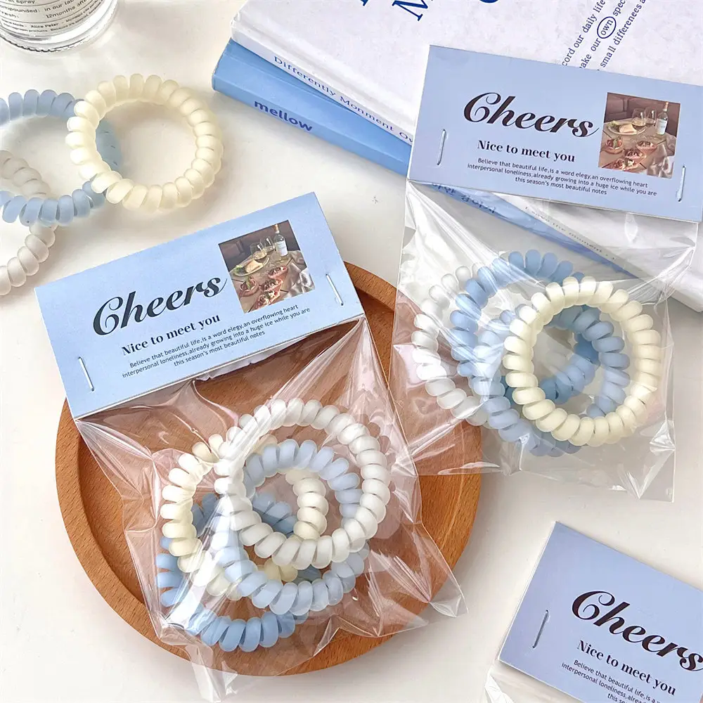 Cheers Sea Salt Blue Hair Ring for Girls